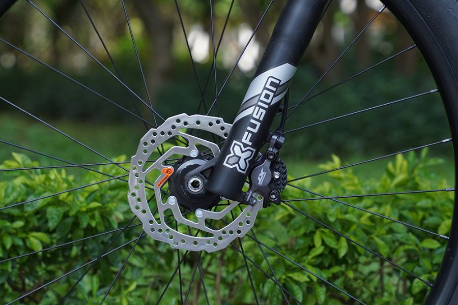 Xe đạp địa hình Nesto Bear 2 phuộc, 1 phuộc hơi giảm giá 5M 40 Phanh Trước Xe đạp địa Hình 2 Phuộc Nesto Bear