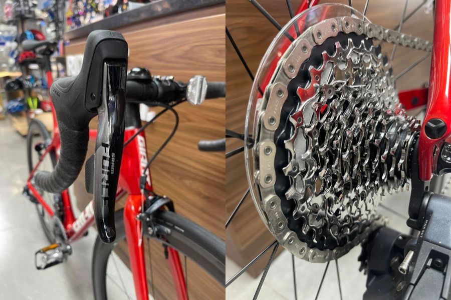 Xe đạp đua Giant TCR Adv SL 2-Kom bản 2022 giảm giá 2M 19 Tay đề Và Líp Xe đạp đua Giant Tcr Adv Sl 2-kom Bản 2022