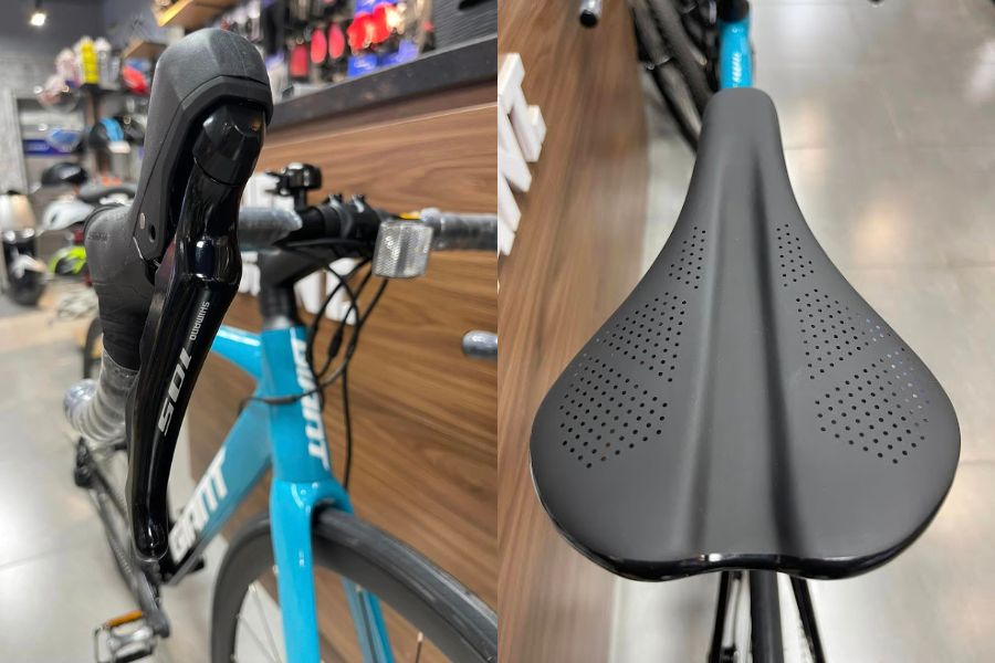 Xe đạp đua Giant Propel SL 1 D bản 2022 33 Tay đề Và Yên Xe đạp đua Giant Propel Sl 1 D Bản 2022