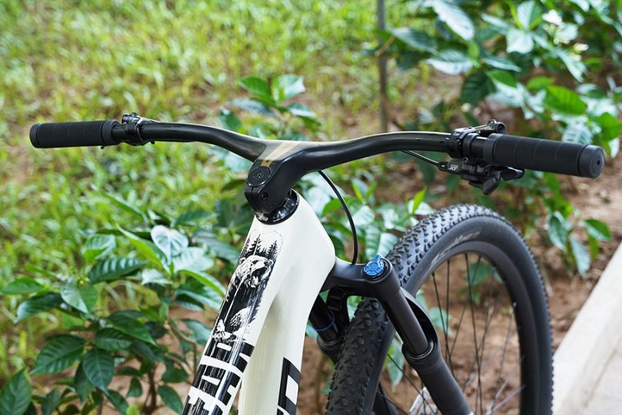 Xe đạp địa hình Nesto Bear 2 phuộc, 1 phuộc hơi giảm giá 5M 39 Tay Lái Xe đạp địa Hình 2 Phuộc Nesto Bear