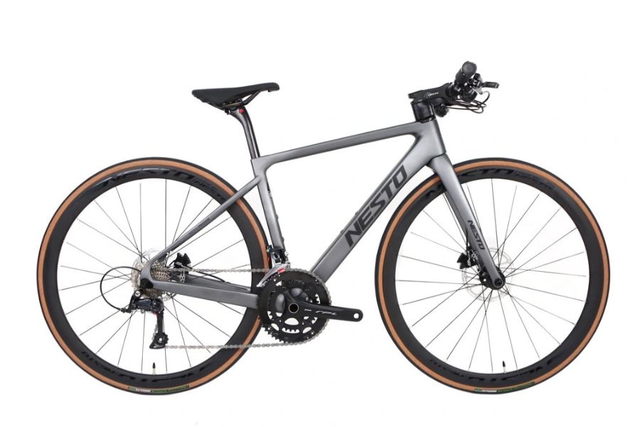 Xe đạp đường phố (touring) Nesto Fox giảm giá 1,2M 45 Xe đạp Touring Nesto Fox Màu Xám