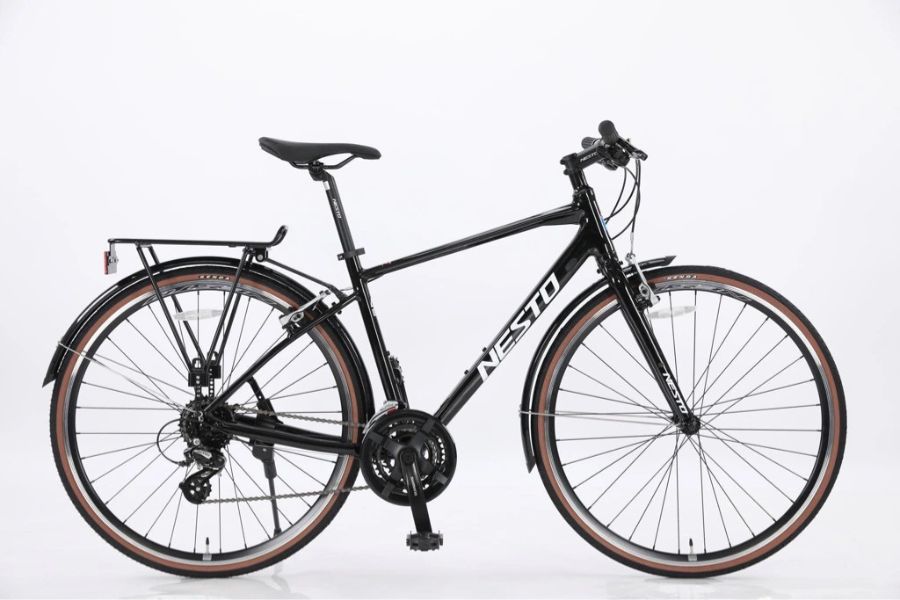 Xe đạp đường phố (touring) Nesto Horse giảm giá 1M 26 Xe đạp Touring Nesto Horse Màu đen