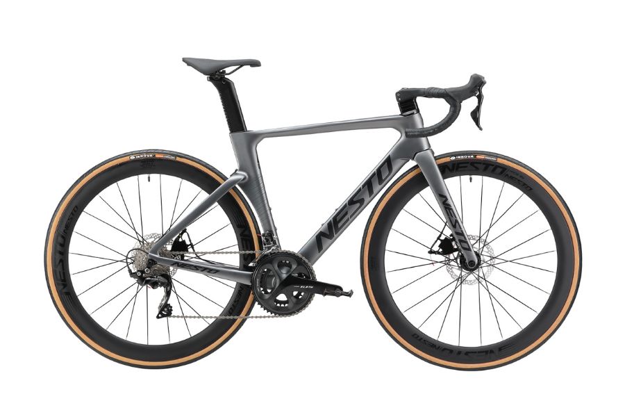 Xe đạp đua Nesto Lion giảm giá 2 triệu 31 Xe đạp đua Nesto Lion Màu Xám