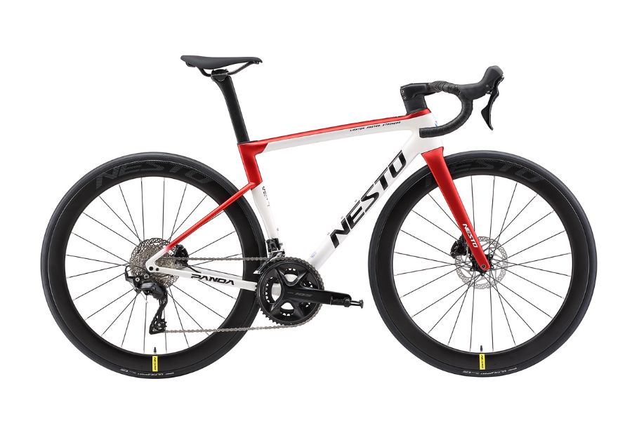 Xe đạp đua Nesto Panda giảm giá 3M 28 Xe đạp đua Nesto Panda Màu Trắng đỏ
