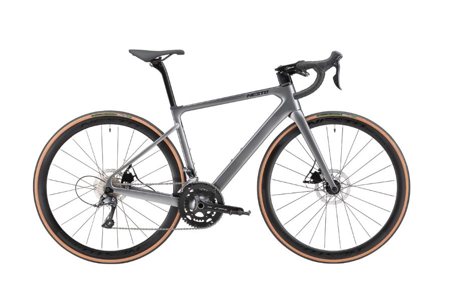 Xe đạp đua Nesto Wolf giảm giá 3M 42 Xe đạp đua Nesto Wolf Màu Xám