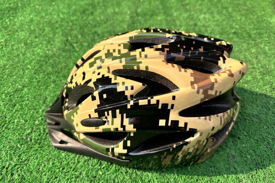 Mũ bảo hiểm xe đạp HM338 xedapso 43 Chụp Ngang Mũ Bảo Hiểm Xe đạp Hm338