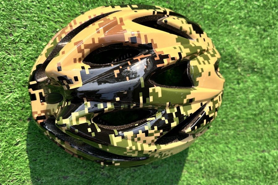 Mũ bảo hiểm xe đạp HM338 xedapso 42 Chụp Trên Mũ Bảo Hiểm Xe đạp Hm338