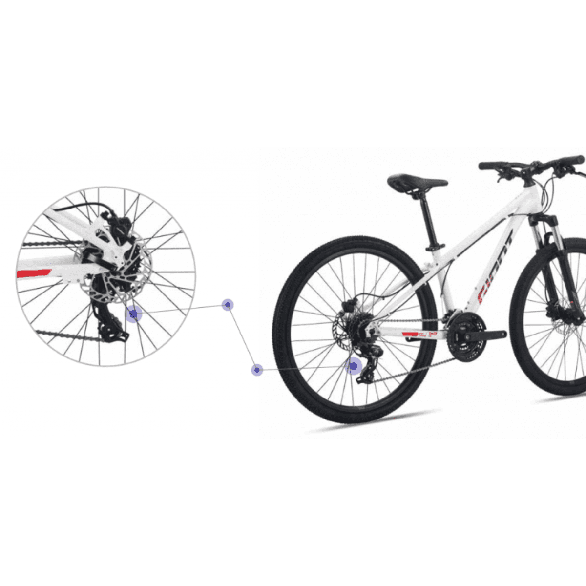 Xe đạp địa hình Giant ATX 26 bản 2024 giảm giá 1M + KM 19 Cụm Phanh Xe đạp địa Hình Giant Atx 26