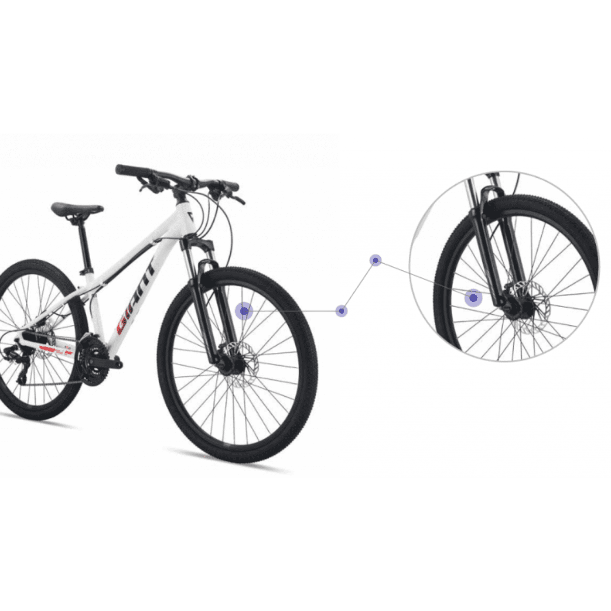 Xe đạp địa hình Giant ATX 26 bản 2024 giảm giá 1M + KM 18 Khung Phuộc Xe đạp địa Hình Giant Atx 26