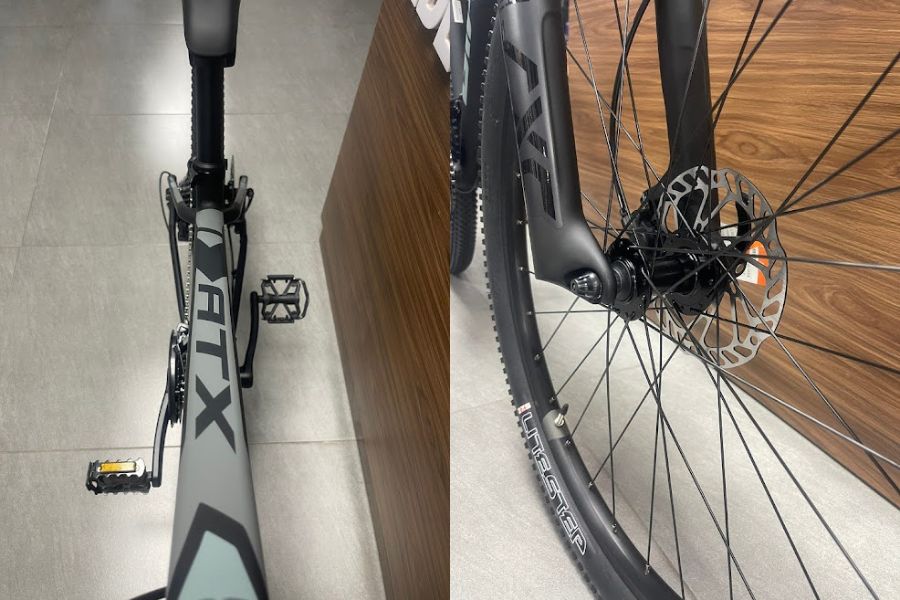 Xe đạp địa hình Giant ATX 860 bản 2024 KM + giảm giá 550K 35 Mayo Và Khung Ngang Xe đạp địa Hình Giant Atx 860 Bản 2024