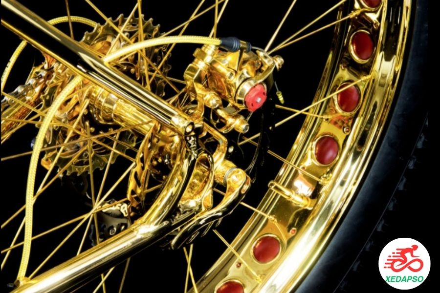 Xe đạp đắt nhất thế giới 1 triệu Đô La - "The Beverly Hills Edition" 30 Sử Dụng Trục Rút Nhanh Hiện đại