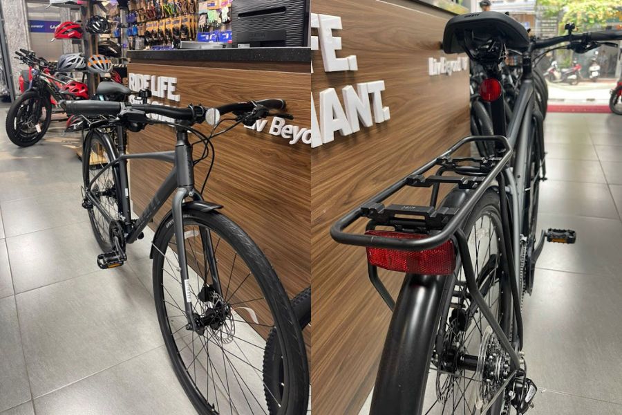 Xe đạp đường phố (Touring) Giant Escape 1 City bản 2024 giảm giá 900K 19 Tay Lái Và Gacbaga Xe đạp đường Phố (touring) Giant Escape 1 City Bản 2024