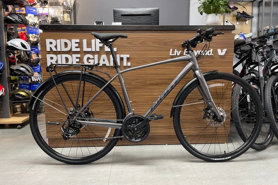 Xe đạp đường phố (Touring) Giant Escape 2 City bản 2024 giảm giá 1M 10 Xe đạp đường Phố (touring) Giant Escape 2 City Bản 2024 Màu Xám