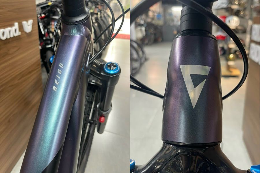 Xe đạp địa hình Giant Reign 1 29inch bản 2024 giảm giá 8M 22 Ống Ngang Và Cổ Xe đạp địa Hình Giant Reign Bản 2024 29inch