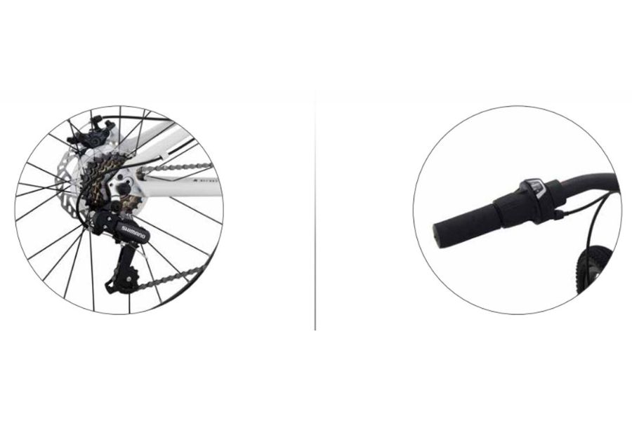 Xe đạp địa hình trẻ em cao cấp Giant ATX 610 24 bản 2025 25 Củ đề Sau Và Tay Nắm Xe Trẻ Em Giant Atx 610 24 Bản 2025 Atx 610 24