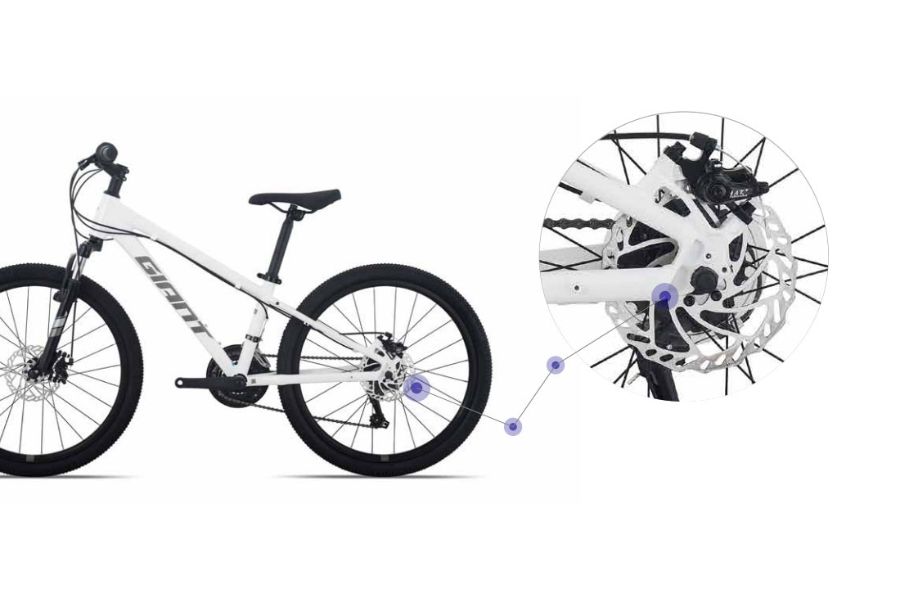 Xe đạp địa hình trẻ em cao cấp Giant ATX 610 24 bản 2025 24 Hệ Thống Phanh đĩa Xe Trẻ Em Giant Atx 610 24 Bản 2025 Atx 610 24