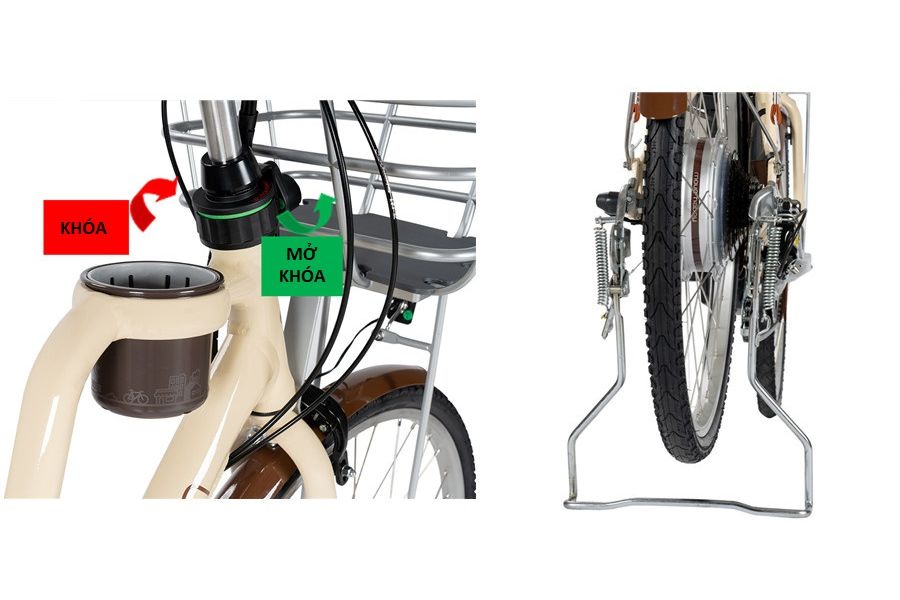 Xe đạp điện trợ lực Momentum Latte E+ bản 2022 41 Khóa Tích Hợp Xe điện Trợ Lực Momentum Latte E+ Bản 2022