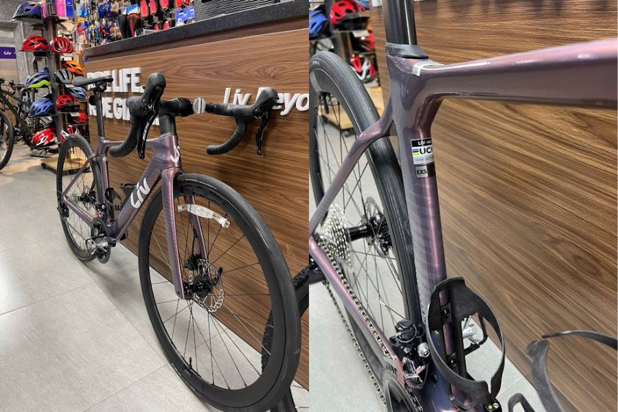 xe đạp đua nữ Liv Enviliv Adv 2 bản 2024 giảm giá 2M + Km 21 Khung Carbon Xe đạp đua Nữ Liv Enviliv Adv 2 Bản 2024