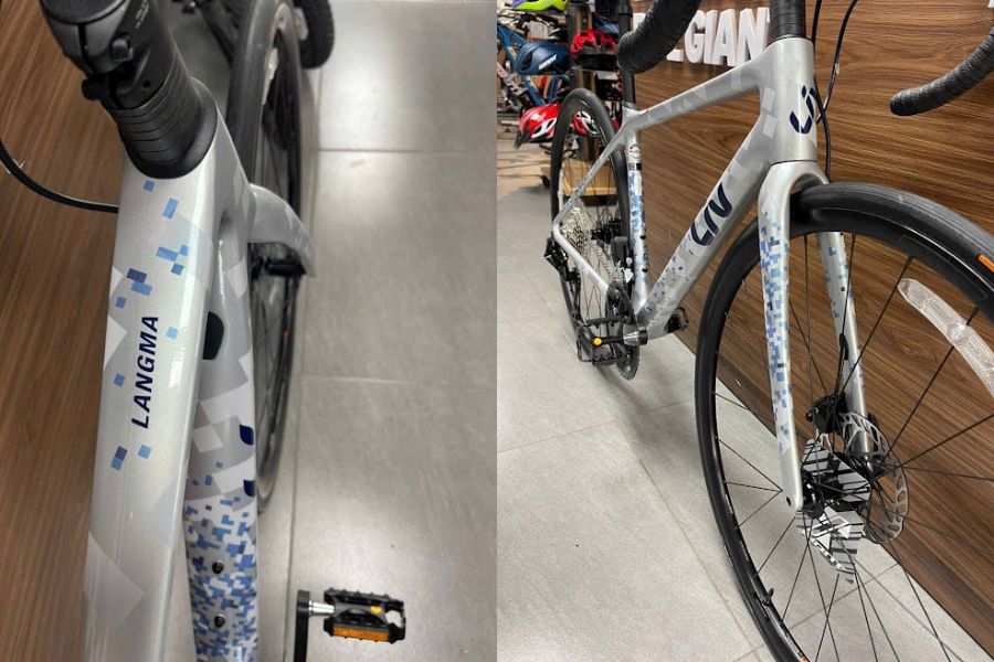 Xe đạp đua nữ Liv Langma Adv 1 D bản 2023 30 Khung Và Phuộc Xe đạp đua Nữ Liv Langma Adv 1 D Bản 2023