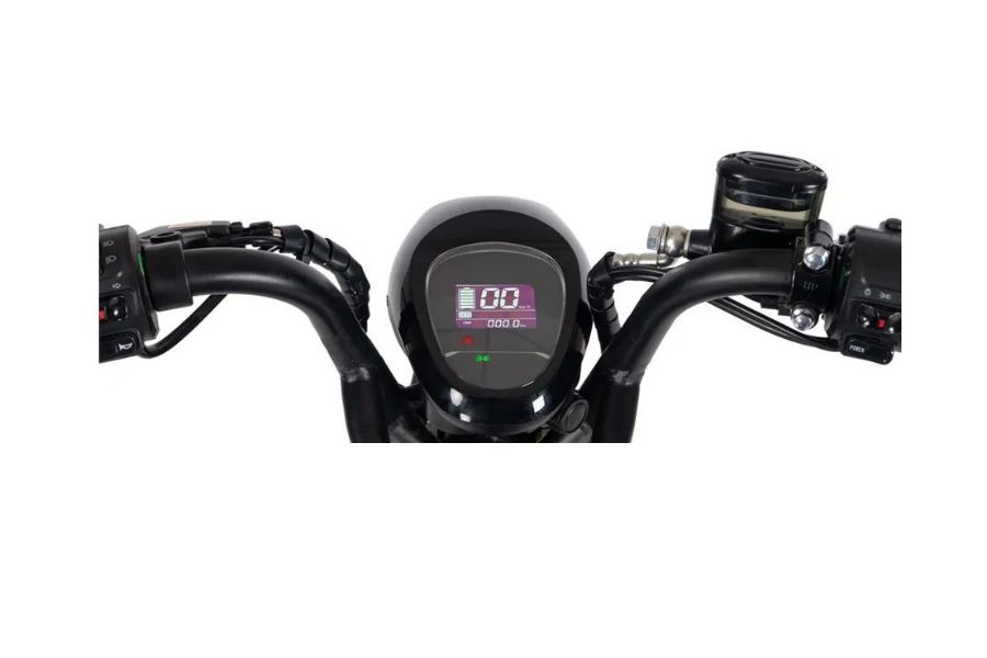 Xe điện Giant ELEM 133DS bản 2021 (4 bình) 35 Màn Hình Tinh Thể Xe điện Giant Elem 133ds (4 BÌnh) Bản 2021