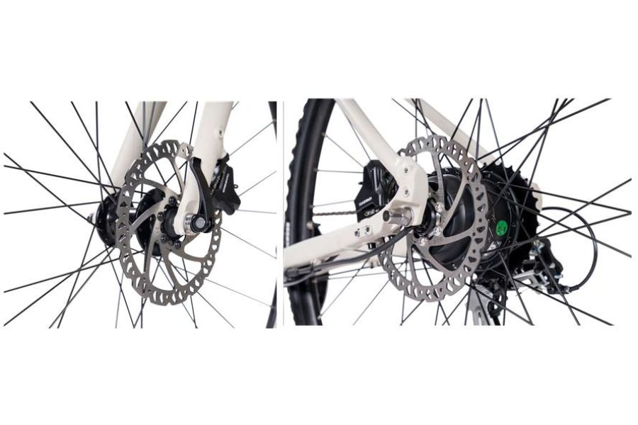 Xe đạp điện trợ lực Giant FastRoad E+ bản 2021 17 Phanh đĩa Xe điện Trợ Lực Giant Faster E+ Bản 2021