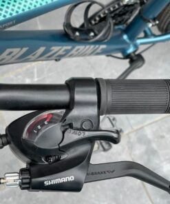 Xe đạp địa hình Blazebike MT66 Full nhôm, bộ đề Shimano chính hãng 28 Tay đề Shimano Ef41 Xe đạp địa Hình Blazebike Mt66
