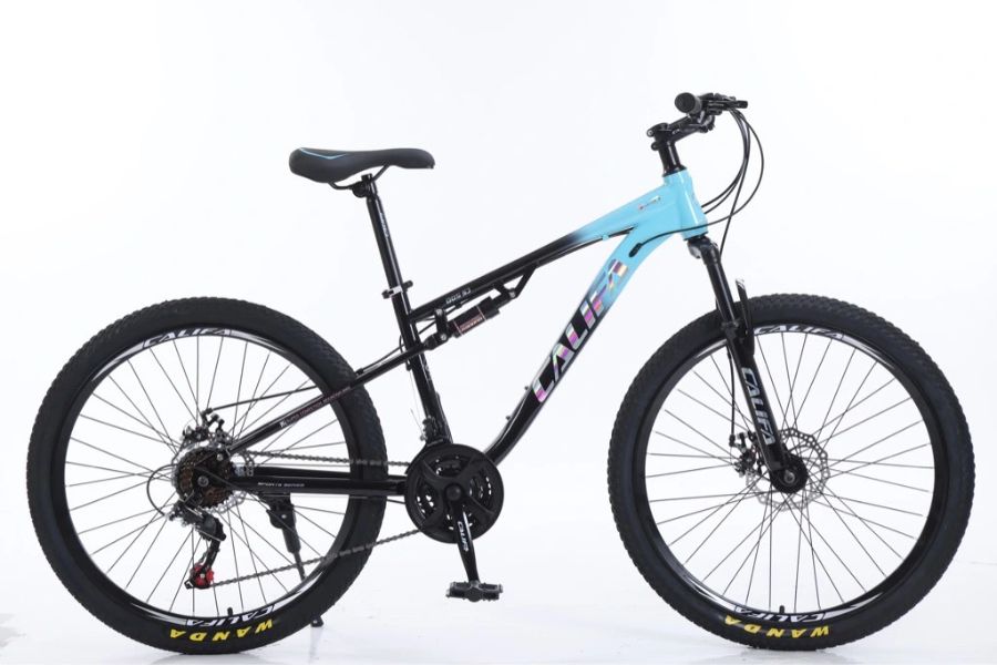 Xe Đạp Địa Hình Califa CS500 quà tặng KM khủng 41 Xe đạp địa Hình Califa Cs500 đen Xanh