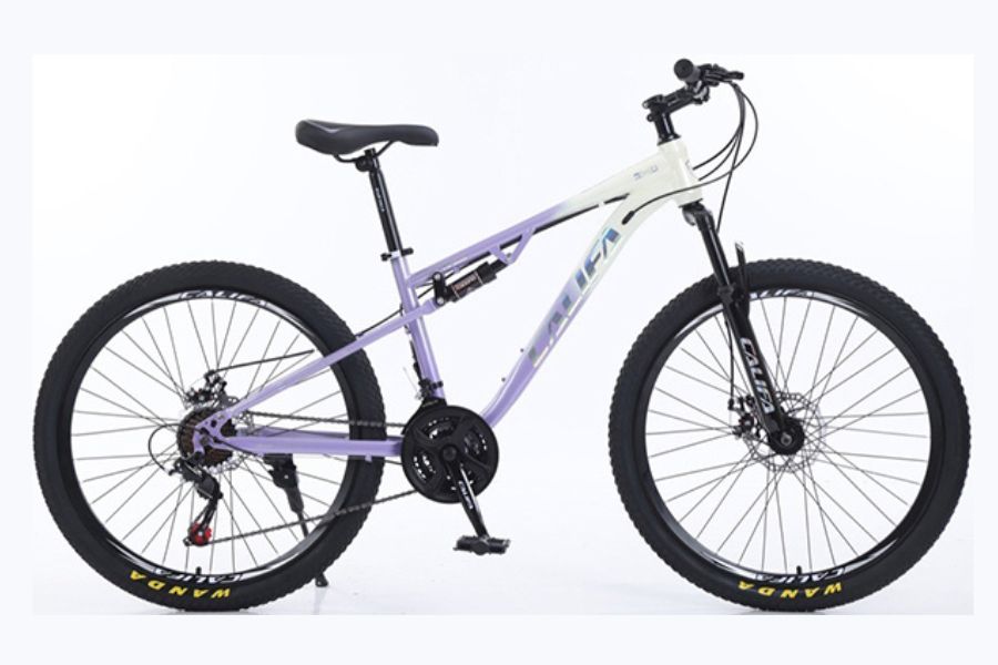 Xe Đạp Địa Hình Califa CS500 quà tặng KM khủng 39 Xe đạp địa Hình Califa Cs500 Màu Tím Trắng