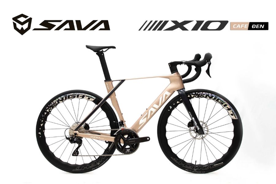Xe đạp đua Sava X10 – Khẳng định đẳng cấp với hiệu suất vượt trội 64 Xe đạp đua Sava X10 Màu Cafe đen