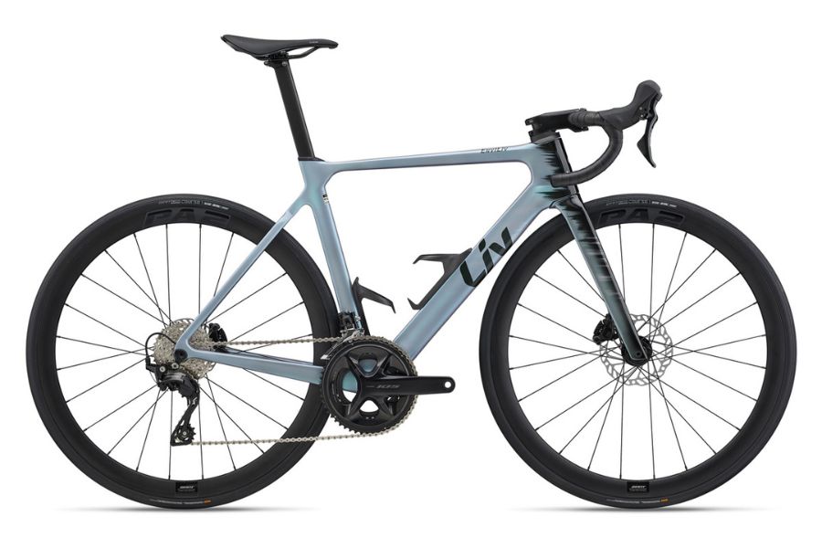 Xe đạp đua nữ Liv Enviliv Adv 2 bản 2025 giảm giá + quà KM 28 Xe đạp đua Nữ Liv Enviliv Adv 2 Bản 2025 Màu Xanh đen