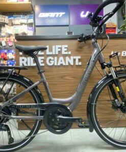 Xe đạp đường Phố Momentum Isee 350 Bản 2024 Màu Xám ảnh Thật