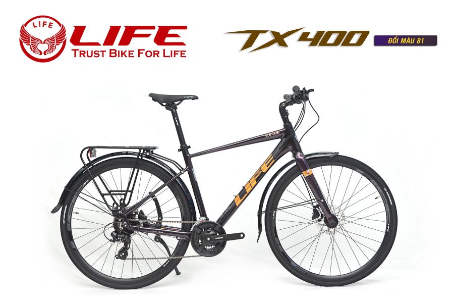 Xe đạp Touring LIFE TX400 giảm giá 1,2M + KM 63 Xe đạp Touring Life Tx400 Màu đổi Màu 81