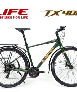 Xe đạp Touring Life Tx400 Màu Xanh Lục Bảo