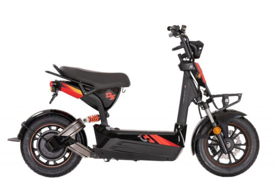 Xe điện Giant ELEM 133DS bản 2021 (4 bình) 32 Xe điện Giant Elem 133ds (4 BÌnh) Bản 2021 Màu đỏ