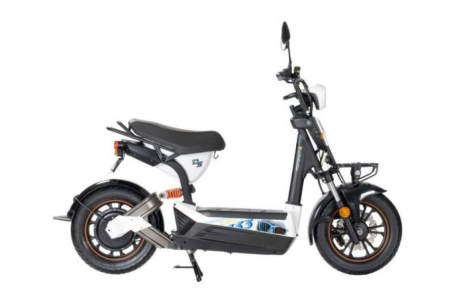 Xe điện Giant ELEM 133DS bản 2021 (4 bình) 31 Xe điện Giant Elem 133ds (4 BÌnh) Bản 2021 Màu Trắng Ghi