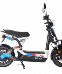 Xe điện Giant Elem 133ds (4 BÌnh) Bản 2021 Màu Trắng Xanh