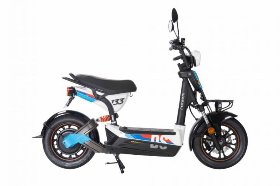 Xe điện Giant ELEM 133DS bản 2021 (4 bình) 30 Xe điện Giant Elem 133ds (4 BÌnh) Bản 2021 Màu Trắng Xanh