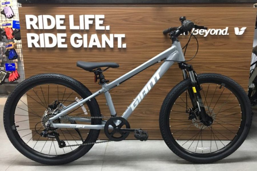 Xe đạp địa hình trẻ em cao cấp Giant ATX 24 D 2 bản 2025 24 Xe Trẻ Em Giant Atx 24 D 2 Bản 2025 Màu Xám