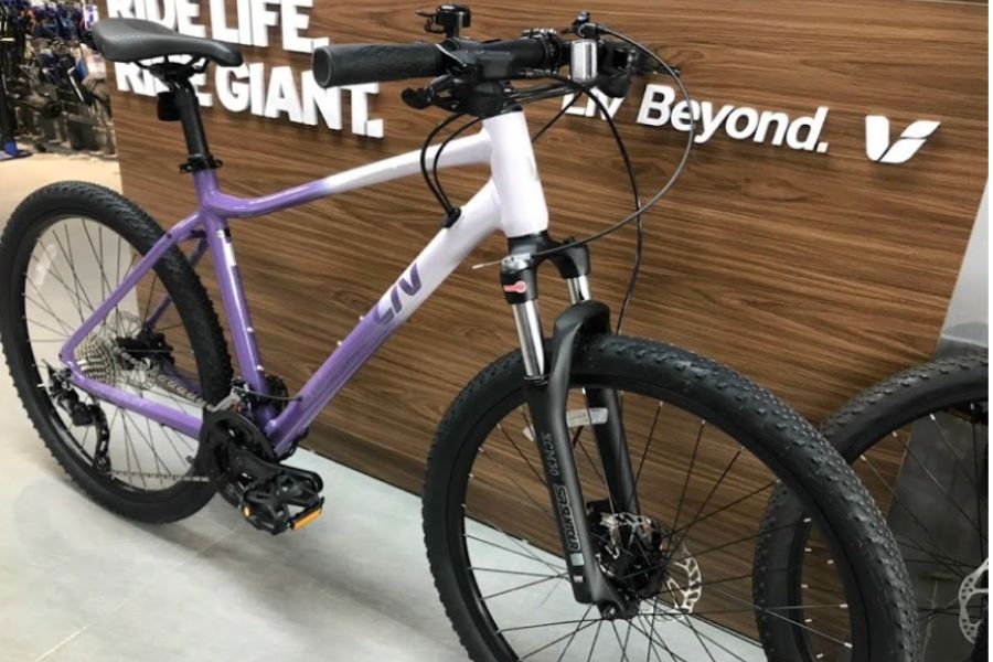 Xe đạp địa hình Liv Cate 1 bản 2023 28 Xe đạp địa Hình Liv Cate 1 Bản 2023 Màu Tím ảnh Thật