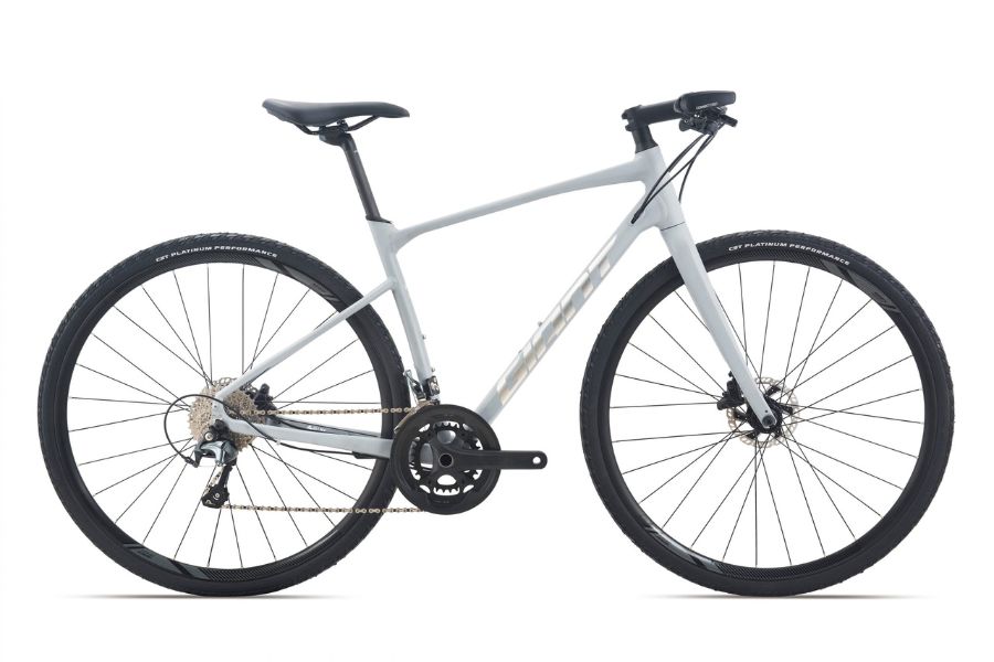 Xe đường phố Giant Revolt F1 bản 2022 giảm giá sốc 25 Xe đạp đường Phố Giant Revolt F1 Bản 2022 Màu Xám Trắng