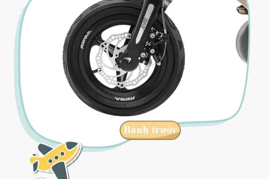 Xe đạp trẻ em Jianer S9 44 Bánh Trước Xe Trẻ Em Jianer S9
