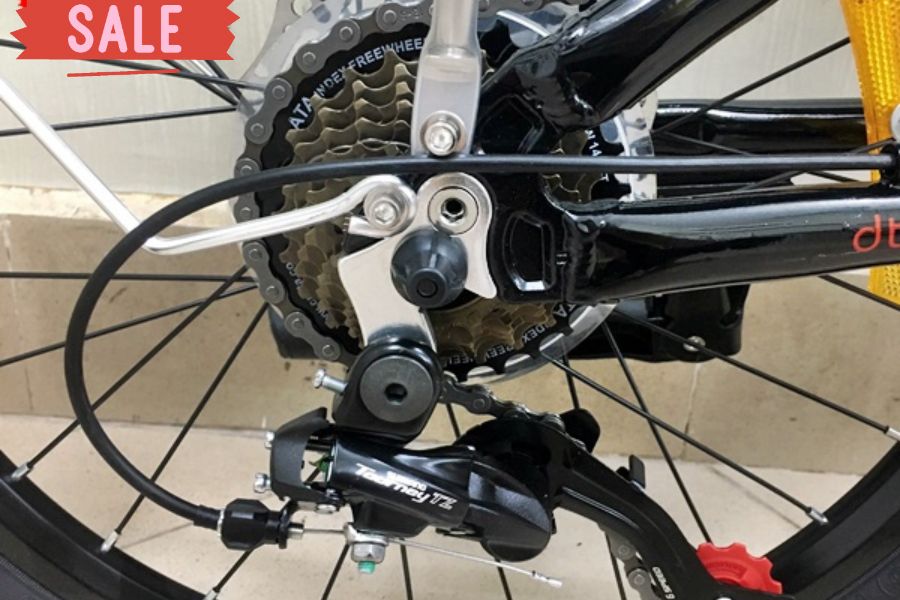 Xe đạp gấp Dtfly P8 57 Củ đề Sau Xe đạp Gấp Dtfly P8