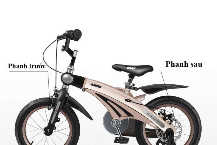 Xe đạp trẻ em Jianer S1 34 Hệ Thống Phanh Xe đạp Trẻ Em Jianer S1