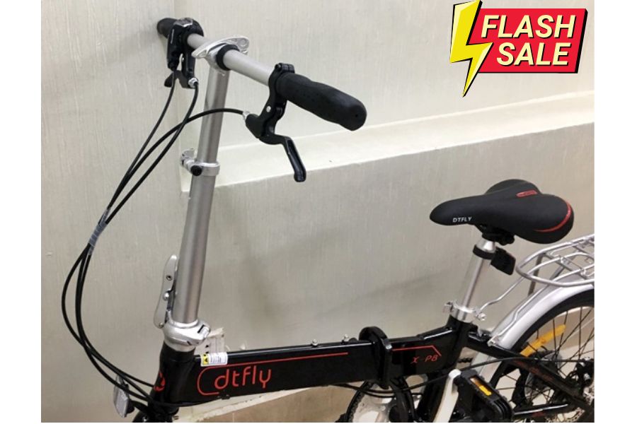 Xe đạp gấp Dtfly P8 49 Khung đứng Xe đạp Gấp Dtfly P8
