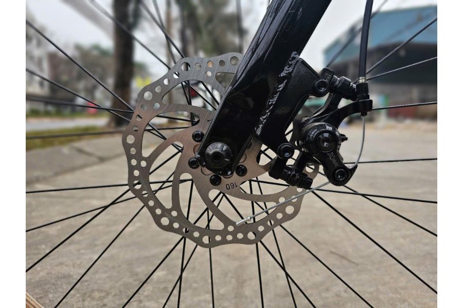 Xe đạp đua road Dtfly sr7 43 Phanh đĩa Xe đạp đua Road Dtfly Sr7