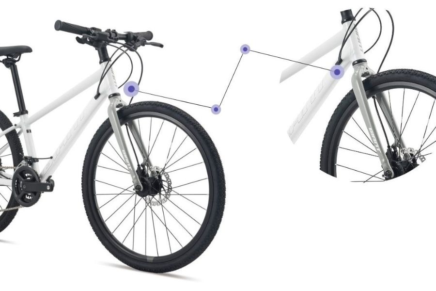 Xe đạp trẻ em Giant FastRoad 24 JR 1 2023 25 Phuộc Xe Trẻ Em Fastroad 24 Jr 1 Bản 2023