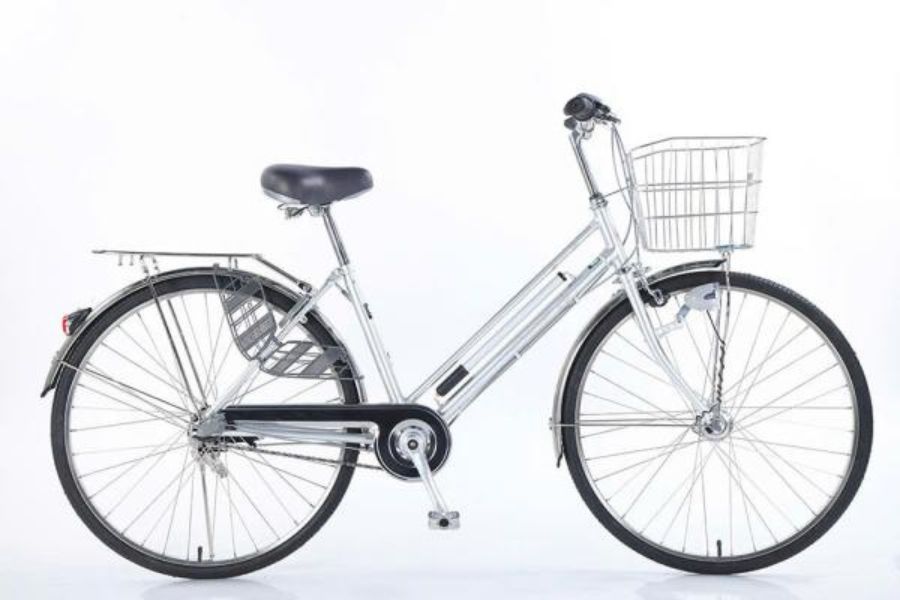 Xe đạp Dtfly mini nữ cào cào 8 Xe đạp Dtfly Mini Nữ Cào Cào Màu Trắng Dáng Cào Cào