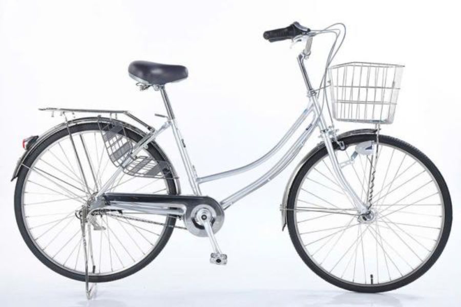 Xe đạp Dtfly mini nữ cào cào 9 Xe đạp Dtfly Mini Nữ Cào Cào Màu Trắng Dáng Mini