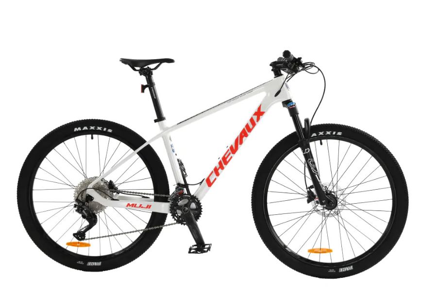 Xe đạp địa hình Chevaux Muji nhiều quà tặng 49 Xe đạp địa Hình Chevaux Muji Màu Trắng