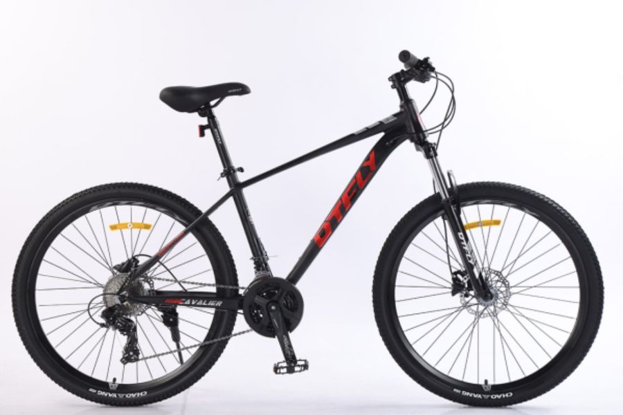 Xe đạp địa hình mtb Dtfly h-500 26 Xe đạp địa Hình Dtfly H-500 Màu đen đỏ